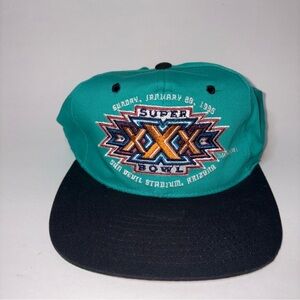 Vintage Super Bowl XXX 1996 Snap Back Hat Adjustable by American Needle NFL